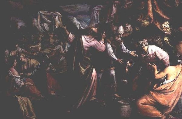 Manna nel deserto da Jacopo Bassano
