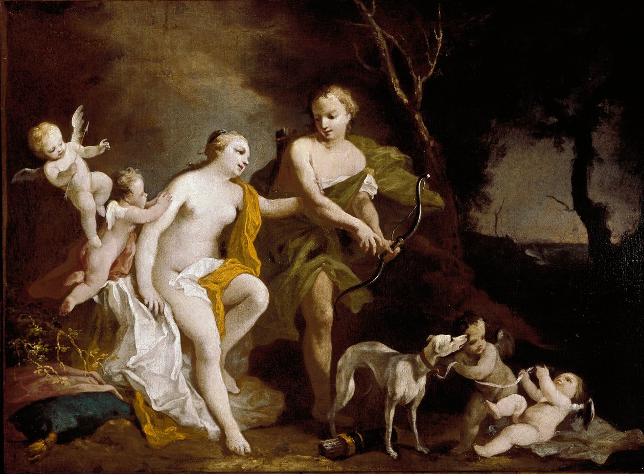 Venere e Adone da Jacopo Amigoni