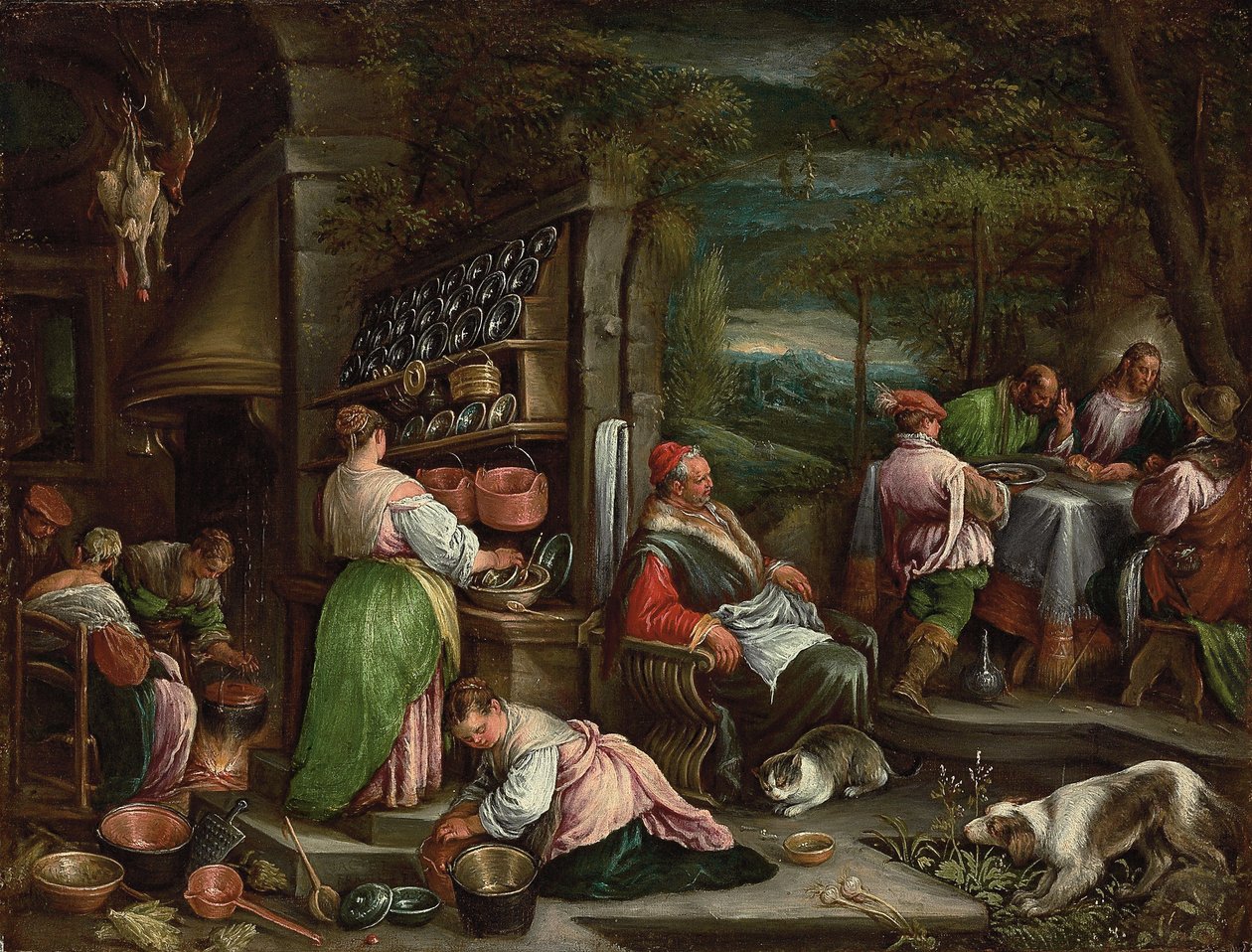 La Cena di Emmaus da Jacopo Bassano