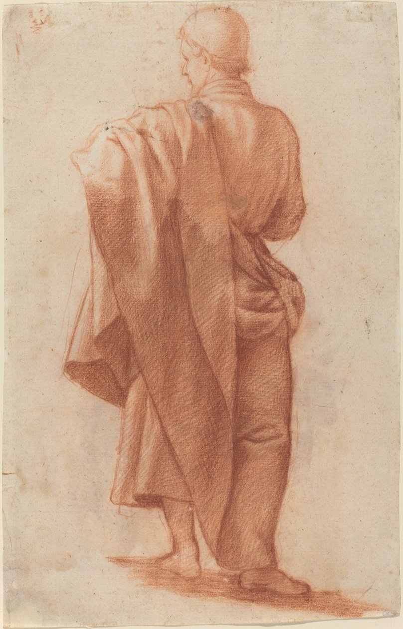 Uomo Drappeggiato in Piedi [recto] da Jacopo Chimenti