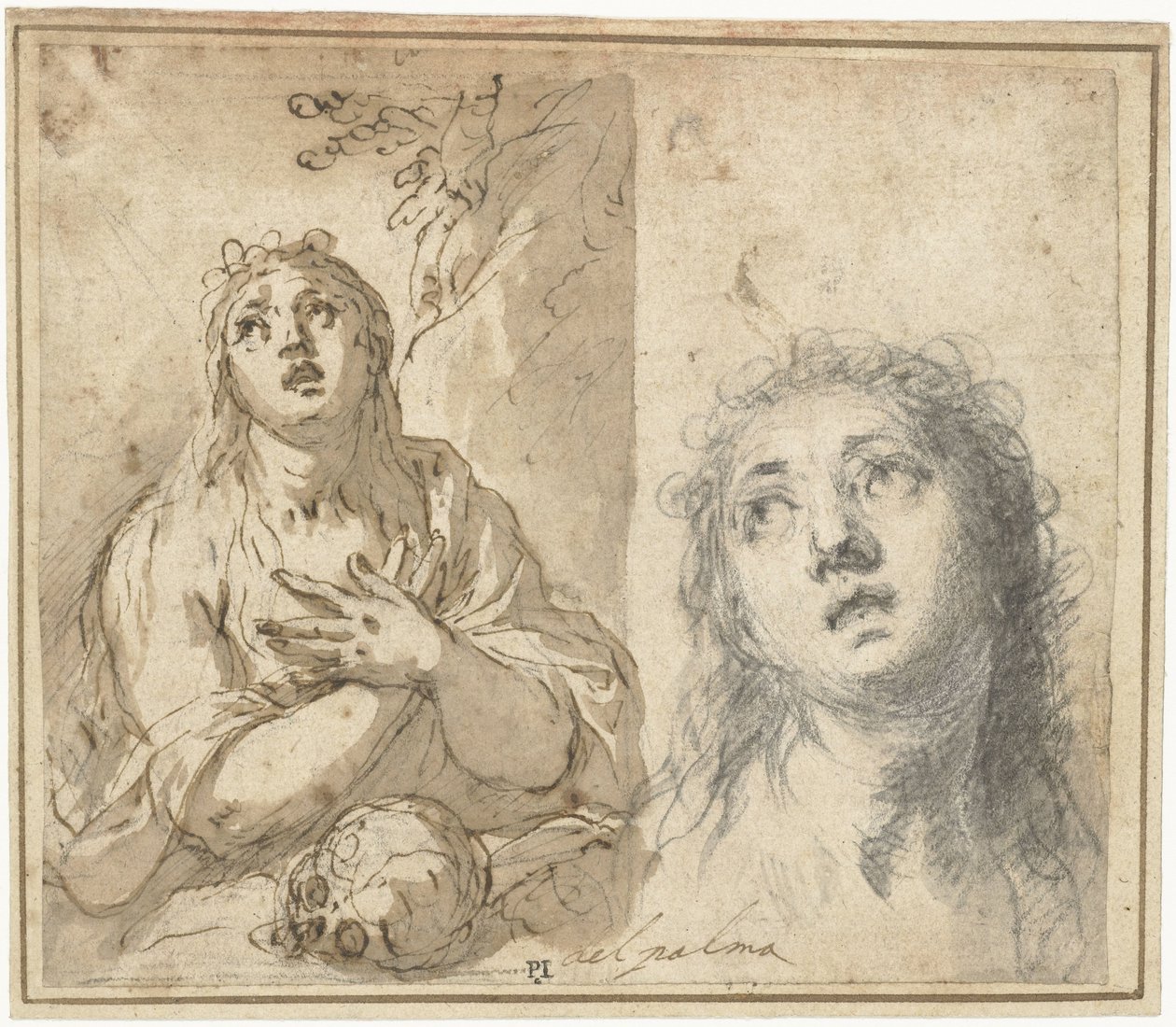 Maddalena penitente in un paesaggio da Jacopo Palma (il Giovane)