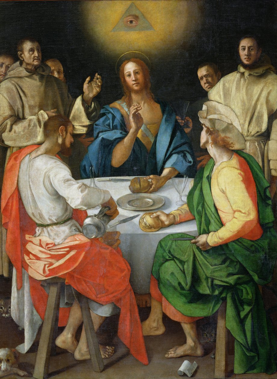 La Cena di Emmaus da Jacopo Pontormo