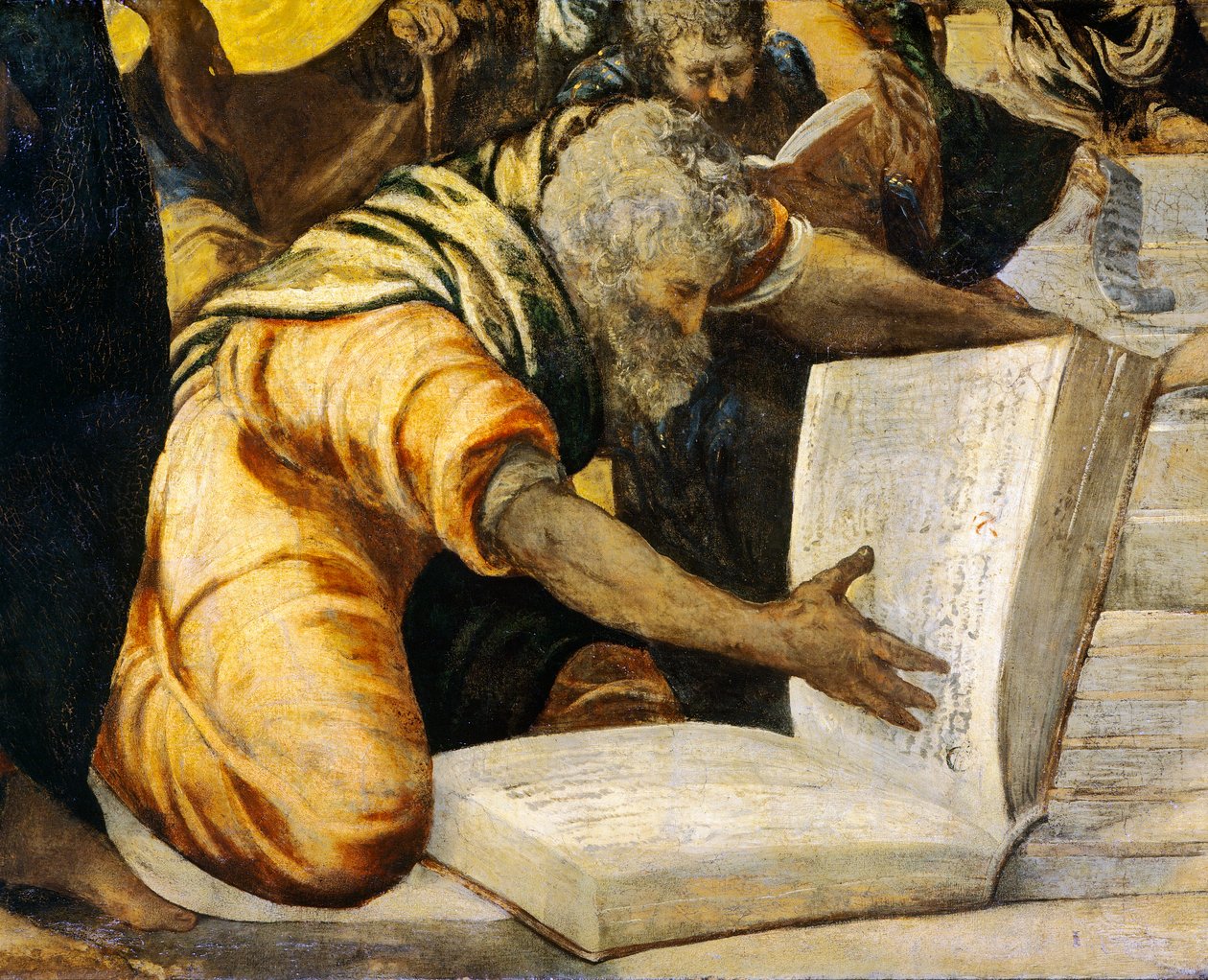 Gesù tra i dottori nel Tempio da Jacopo Robusti Tintoretto