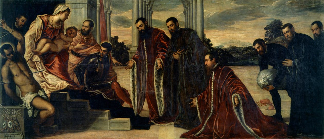 Madonna dei camerlenghi, ca 1567 da Jacopo Robusti Tintoretto