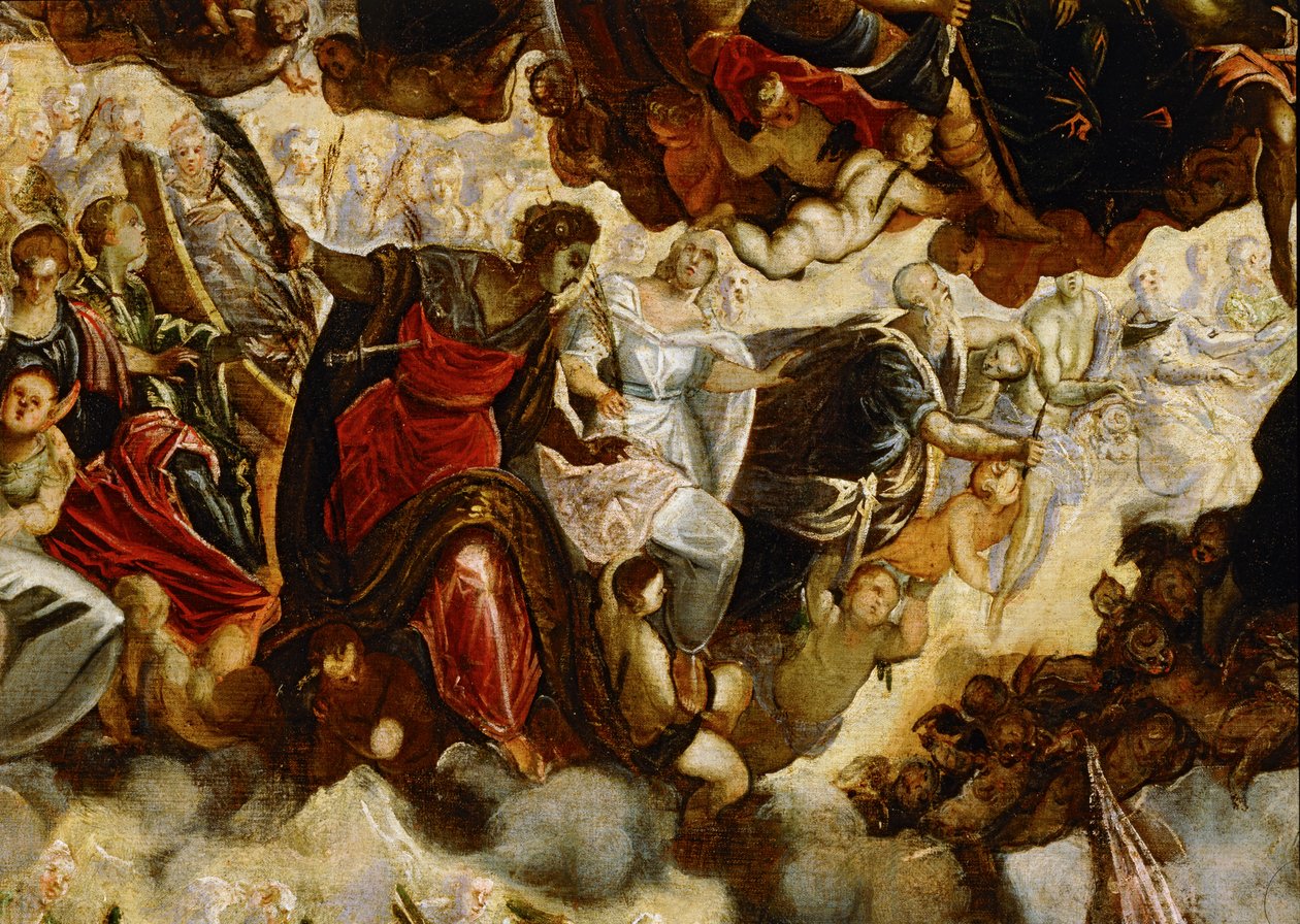 Paradiso ... (pittura su tela) da Jacopo Robusti Tintoretto