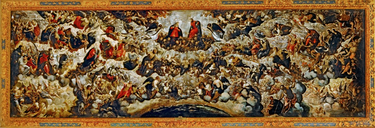 Paradiso ... (pittura su tela) da Jacopo Robusti Tintoretto