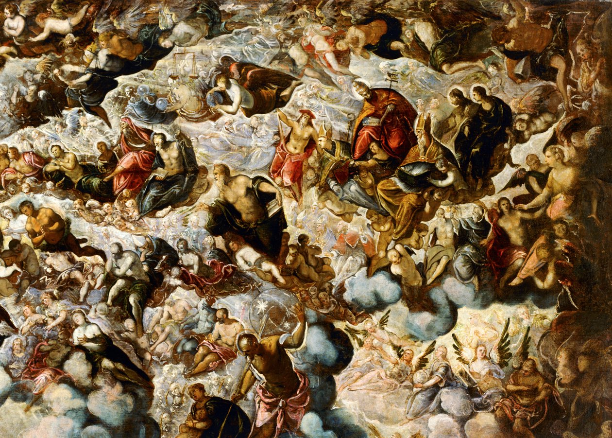 Paradiso ... (pittura su tela) da Jacopo Robusti Tintoretto