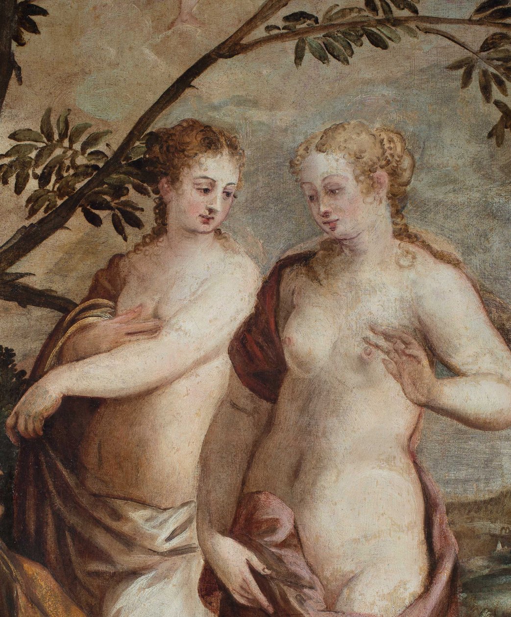 Il giudizio di Paride (dettaglio) da Jacopo Robusti Tintoretto