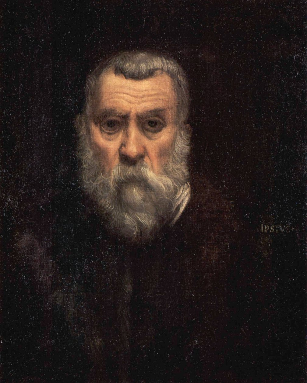 Francese:  Autoportrait Autoritratto da Jacopo Tintoretto
