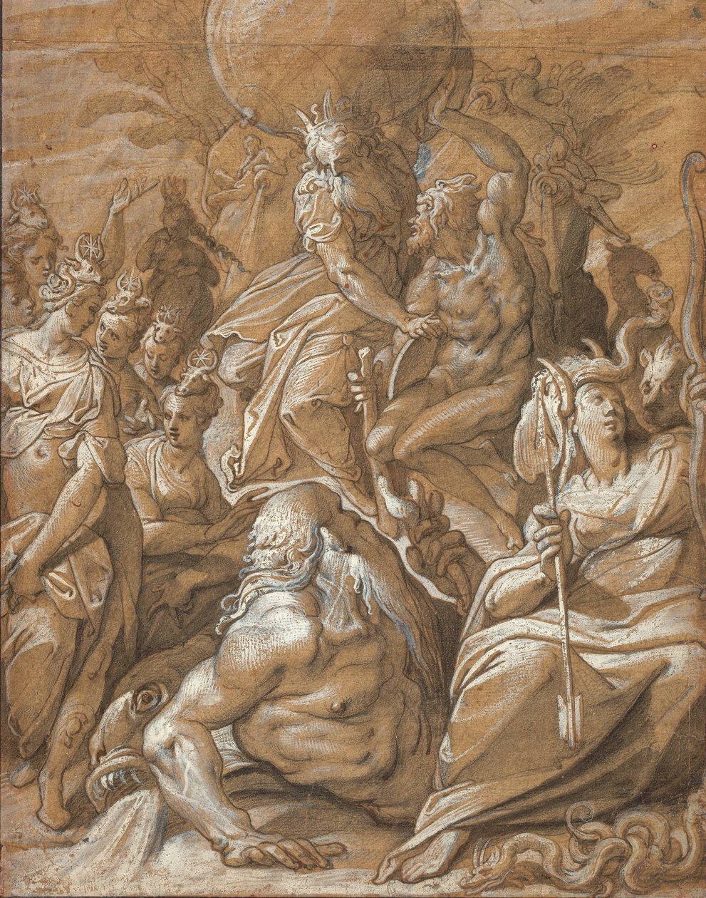 Atlante ed Ercole da Jacopo Zucchi