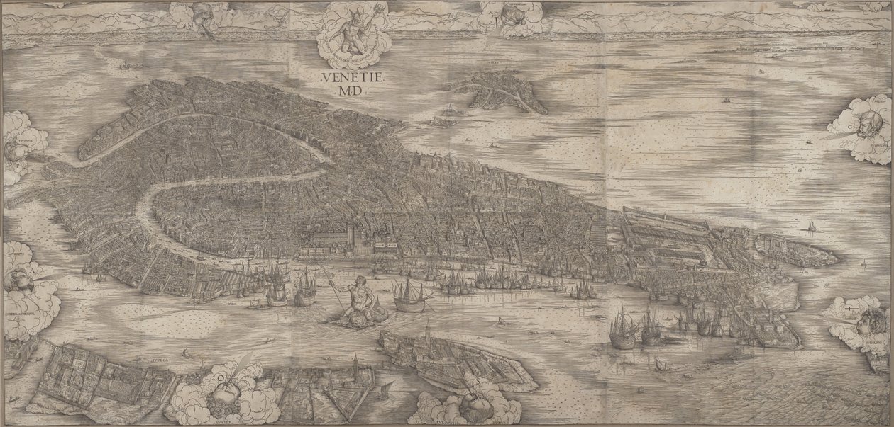 Veduta di Venezia da Jacopo de Barbari