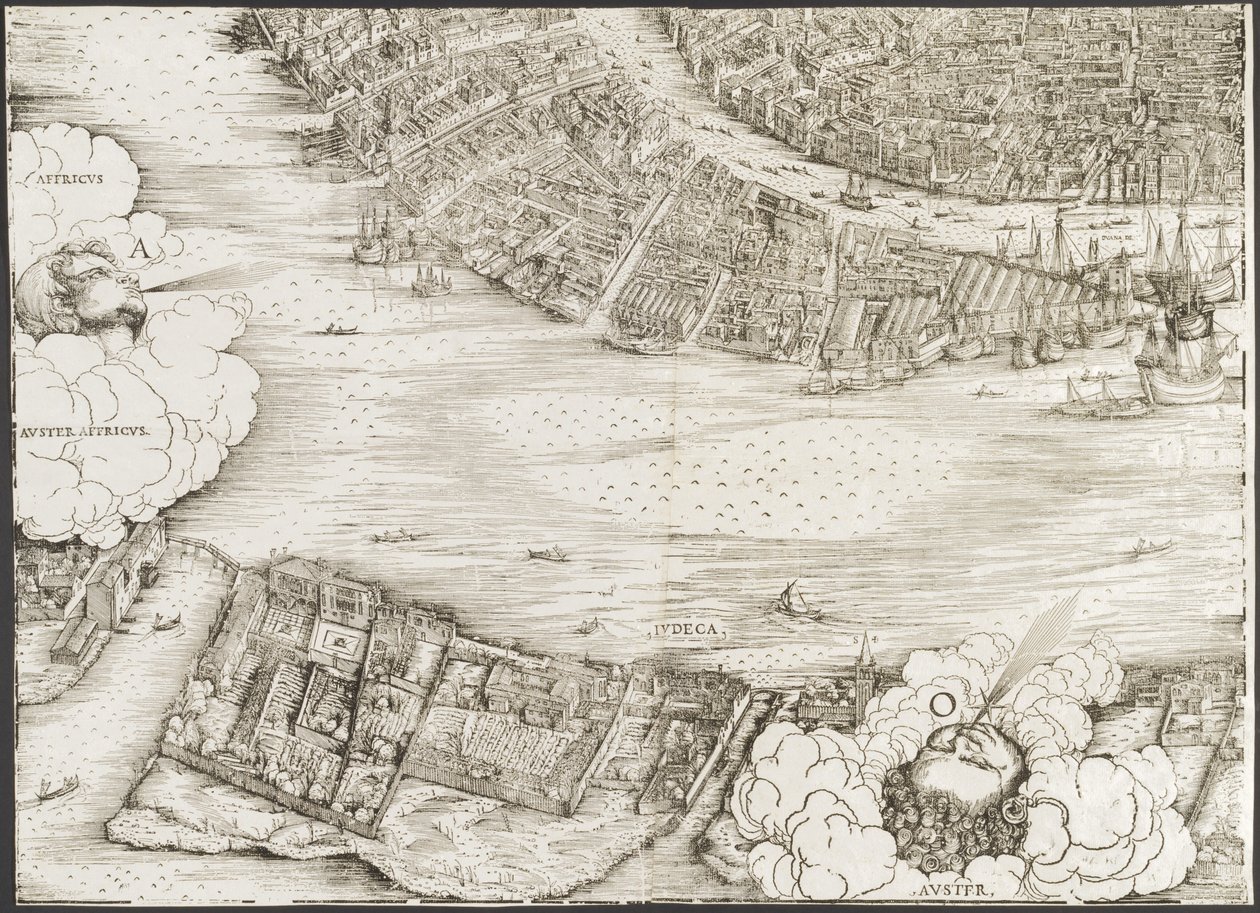 Veduta di Venezia [blocco in basso a sinistra] da Jacopo de