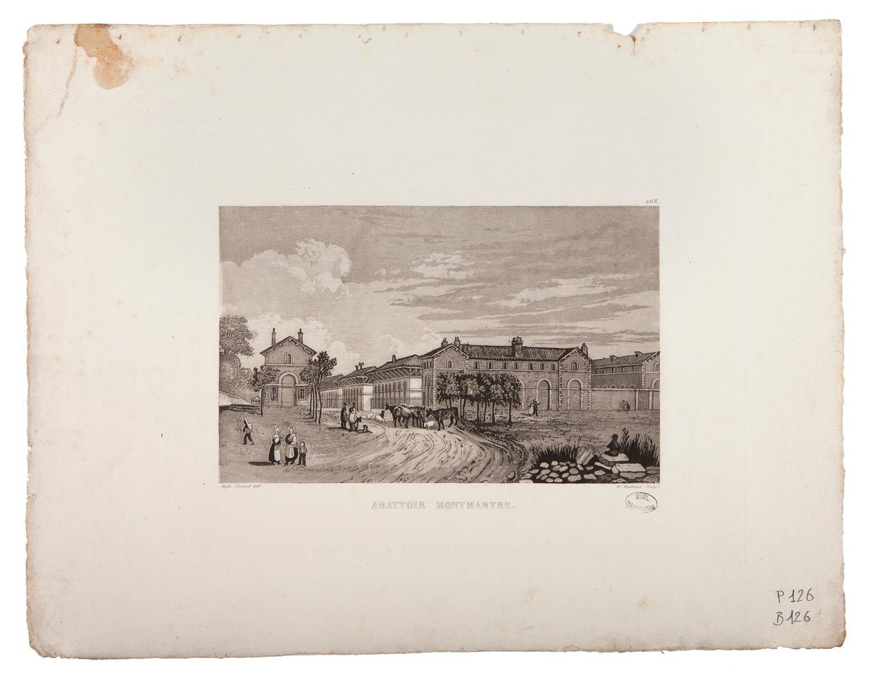 Macello di Montmartre da Jacques Alphonse Testard