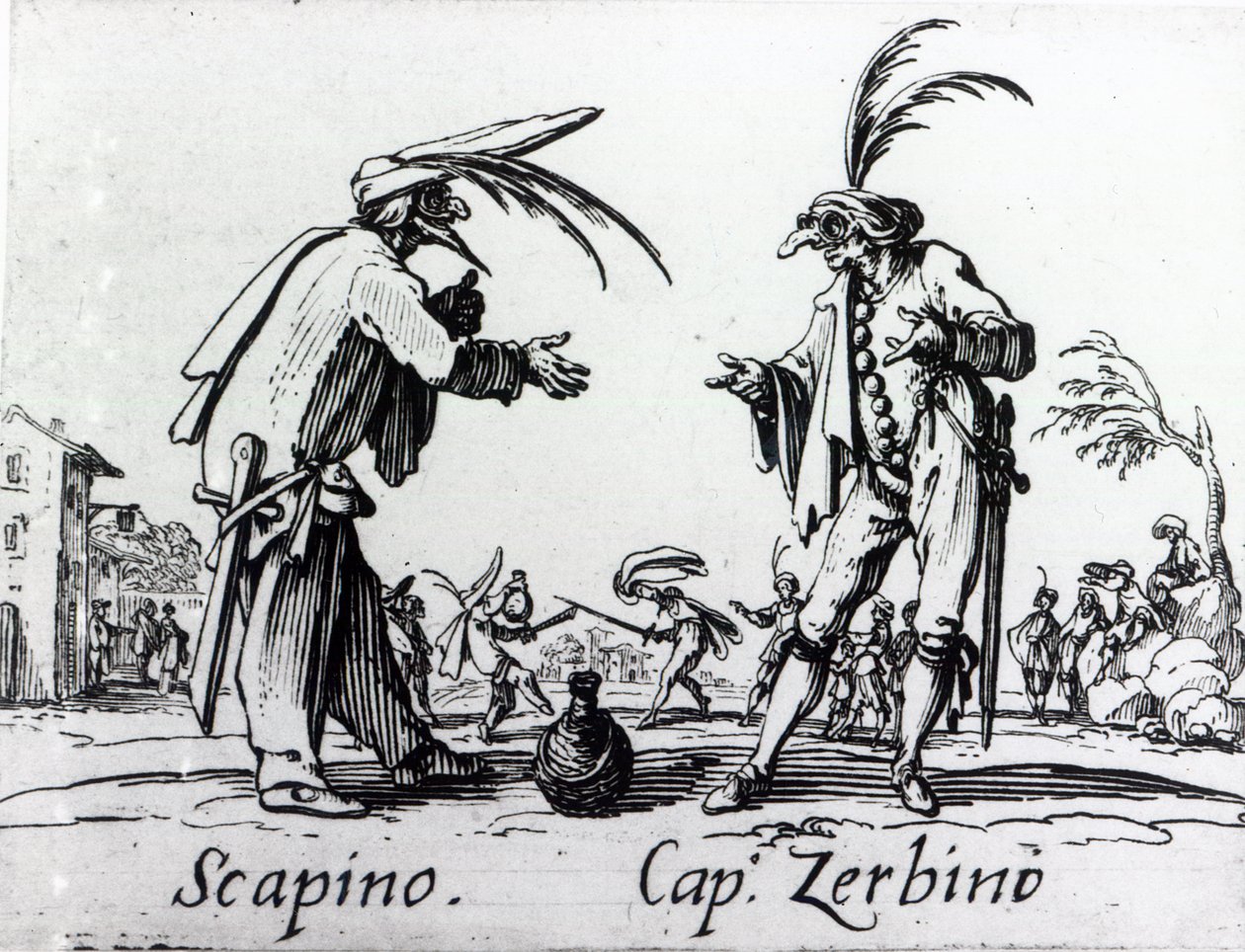 Balli di Sfessania, c.1622 da Jacques Callot