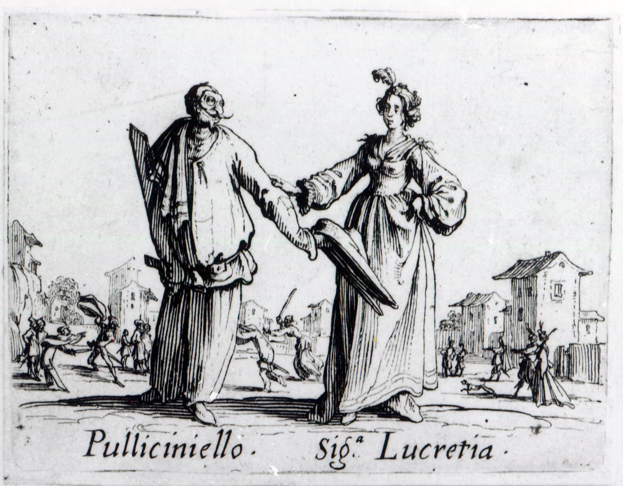 Balli di Sfessania, c.1622 da Jacques Callot