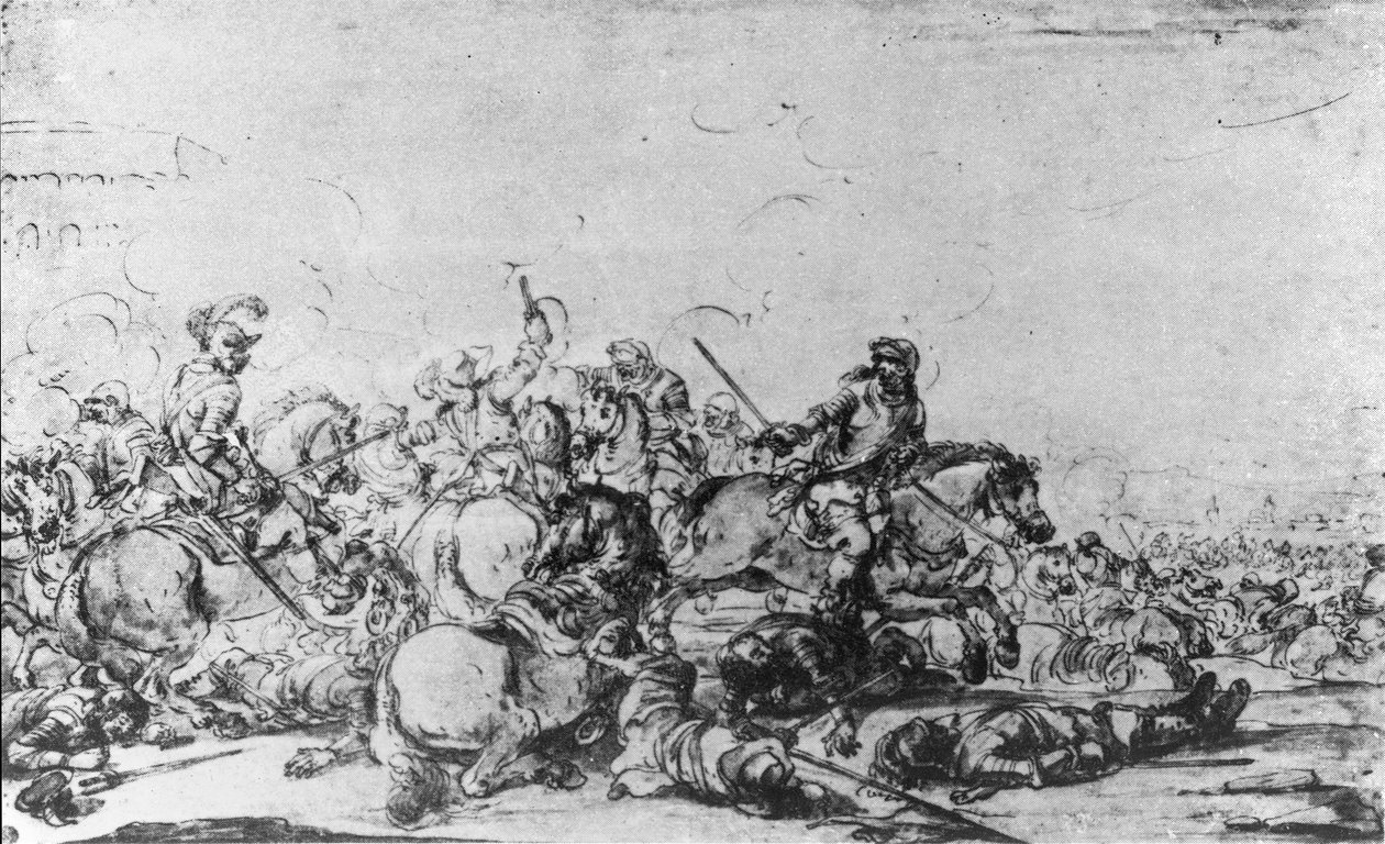 Battaglia di Cavalleria da Jacques Courtois
