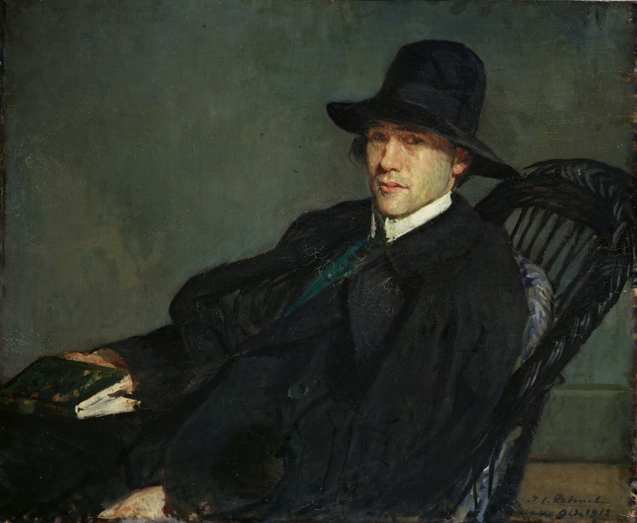 Ritratto di Andre Gide (1869-1951) 1912 da Jacques Emile Blanche