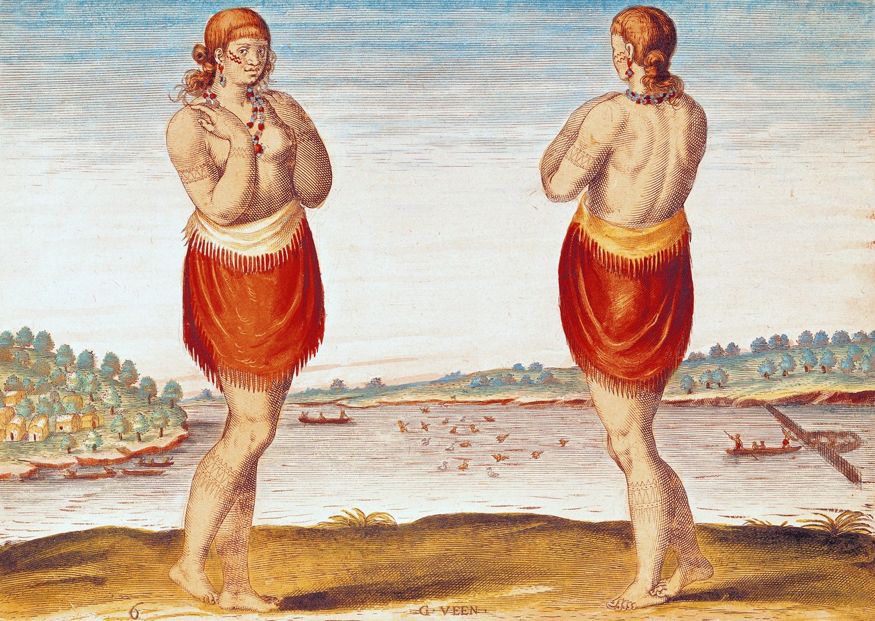 Una giovane nobildonna di Secoton, da 