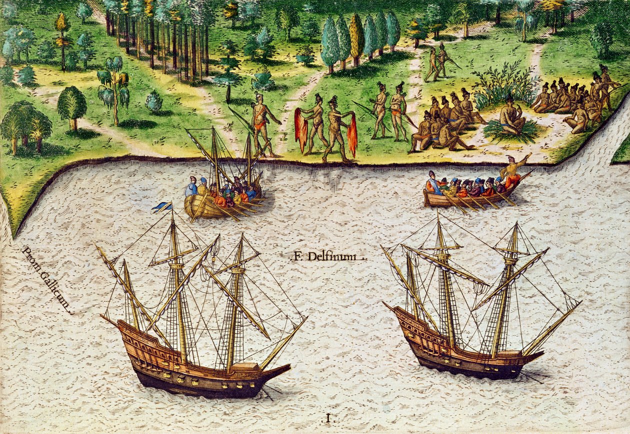 Il Capo della Florida (Gallicum) e il Fiume Delfino (Fleuve Delphinium) da 