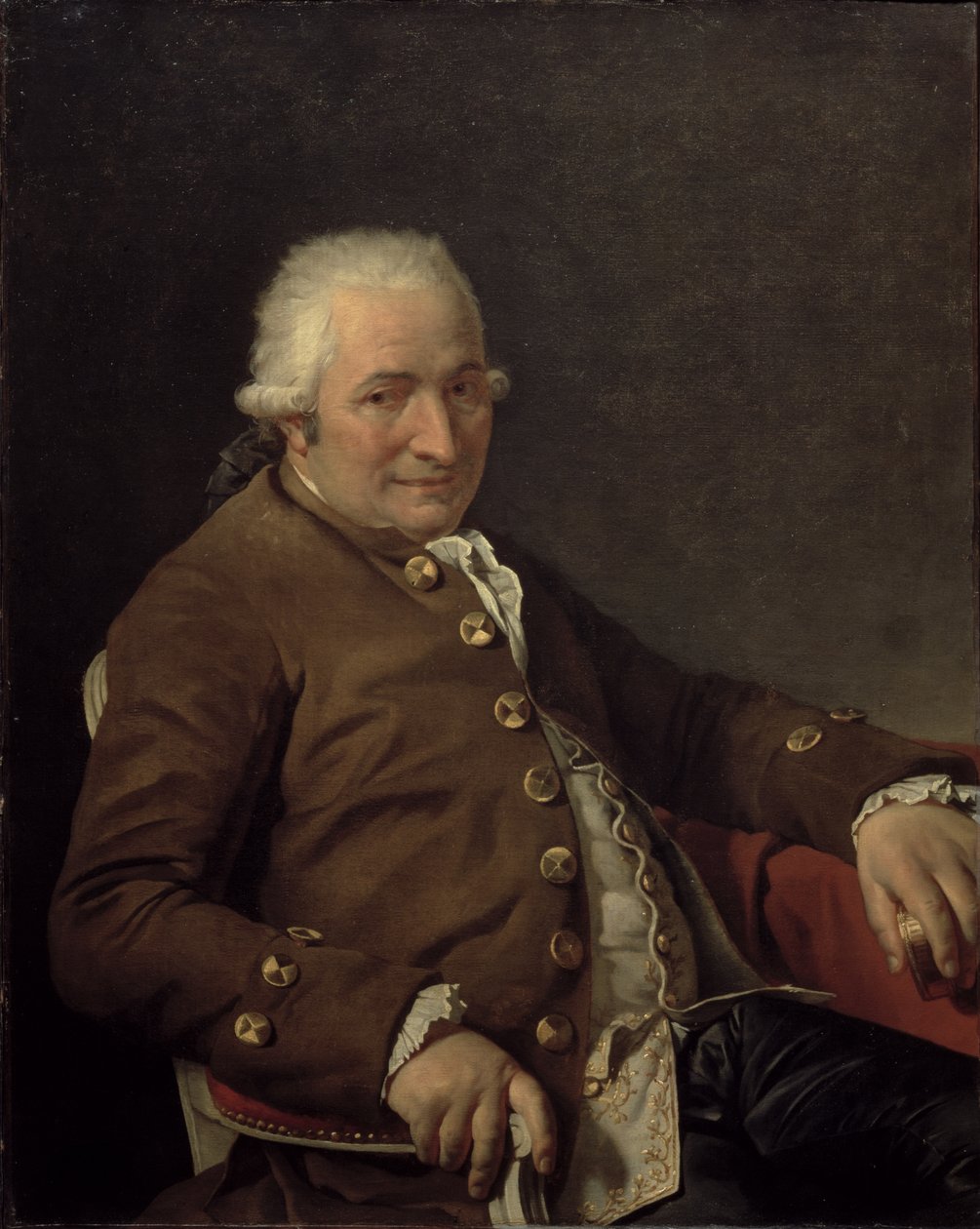 Ritratto di Charles-Pierre Pecoul, 1784 da Jacques Louis David