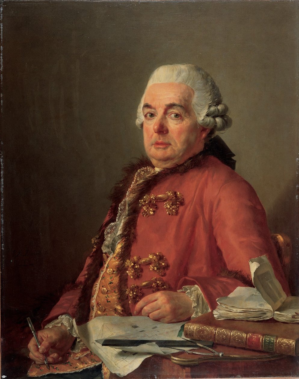 Ritratto di Jacques-François Desmaisons da Jacques Louis David