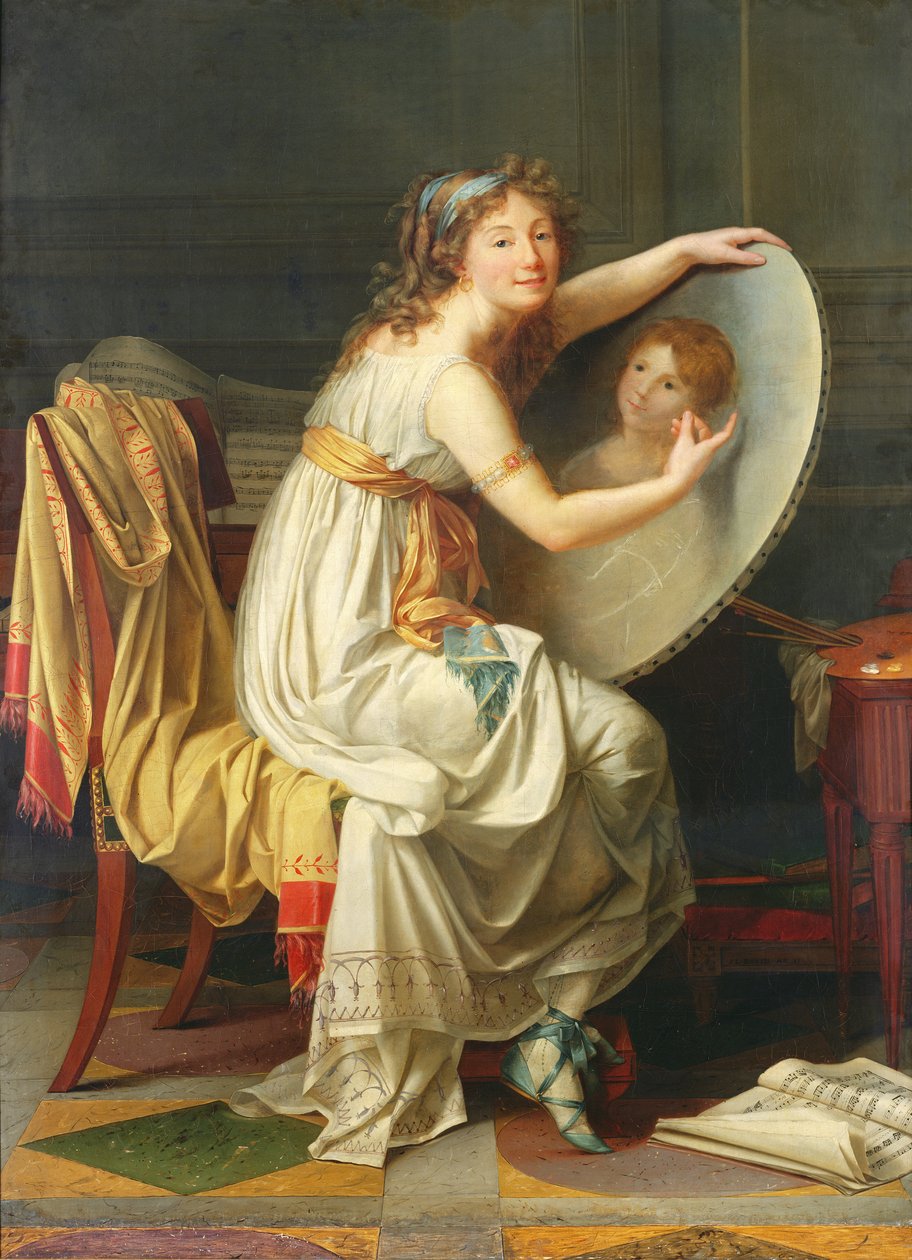 Ritratto di Rose Adelaide Ducreux (1761-1802) da Jacques Louis David