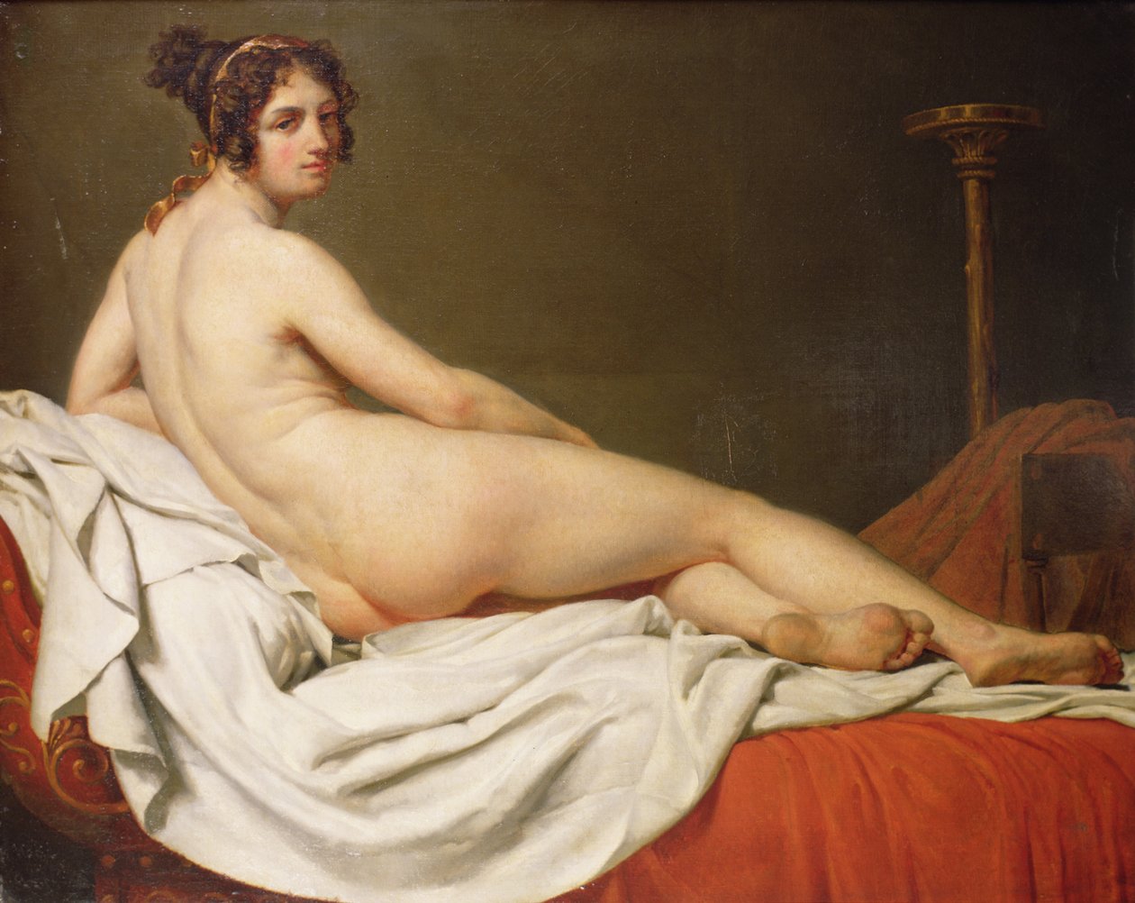 Nudo reclinato da Jacques Louis David