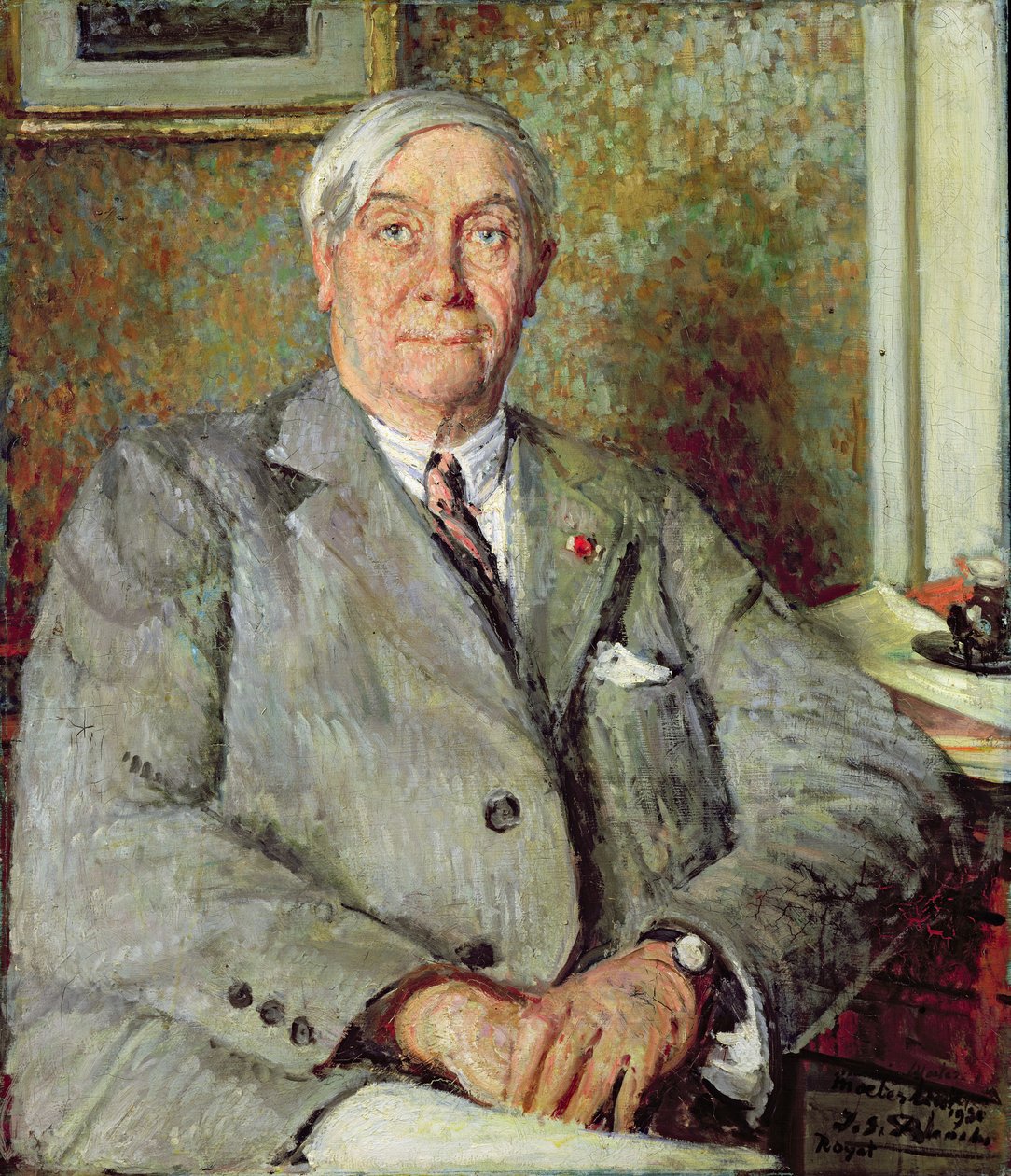 Maurice de Maeterlinck (1862-1949) 1931 da Jacques Emile Blanche