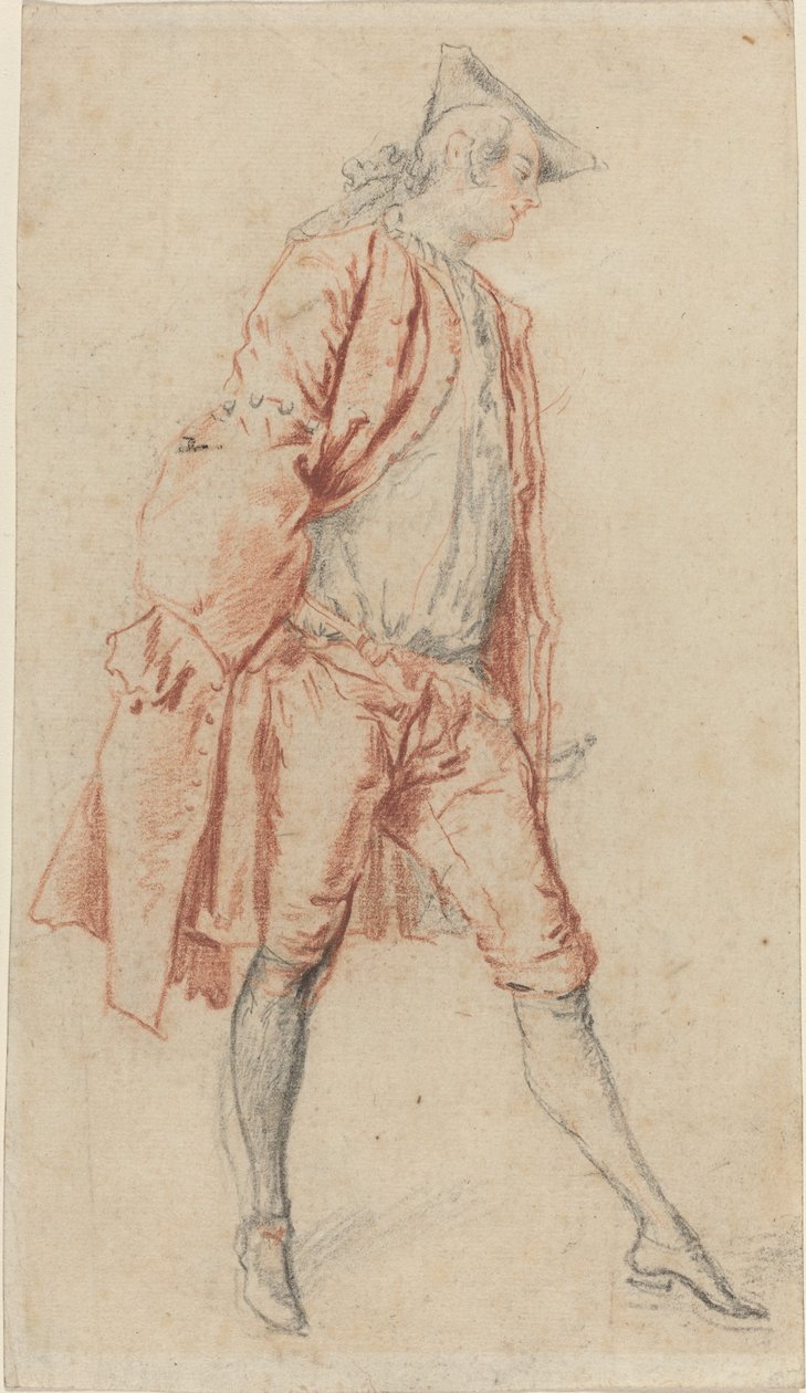 Un gentiluomo francese in piedi da Jacques André Portail