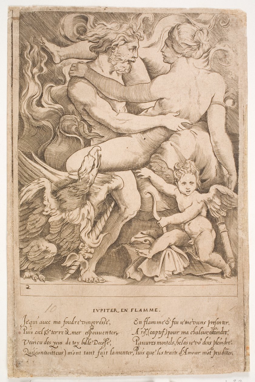 Il Giove ardente da Jacques Androuet Ducerceau d.Æ.