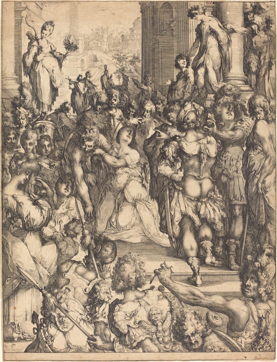 Martirio di Santa Lucia da Jacques Bellange