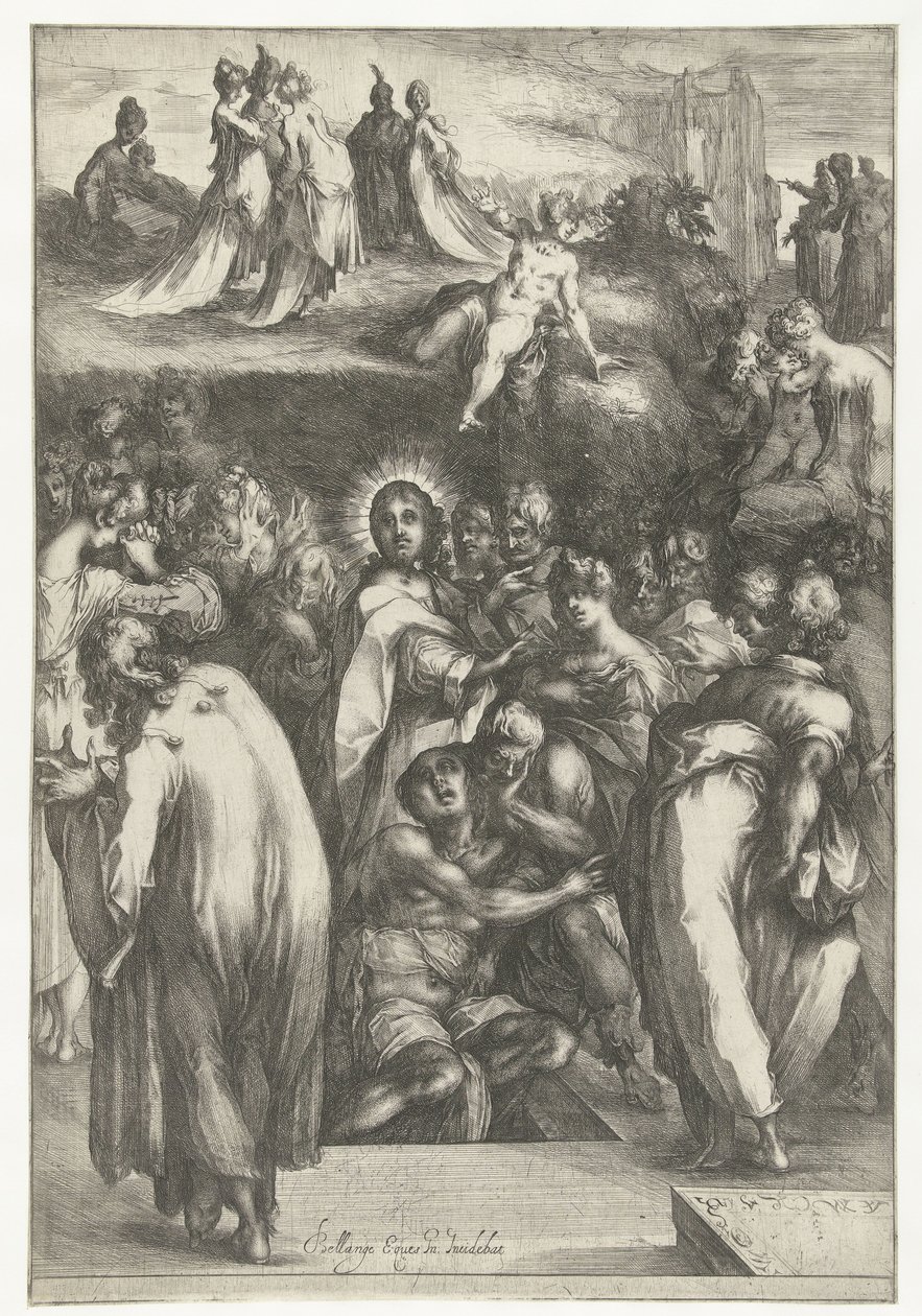 Resurrezione di Lazzaro da Jacques Bellange