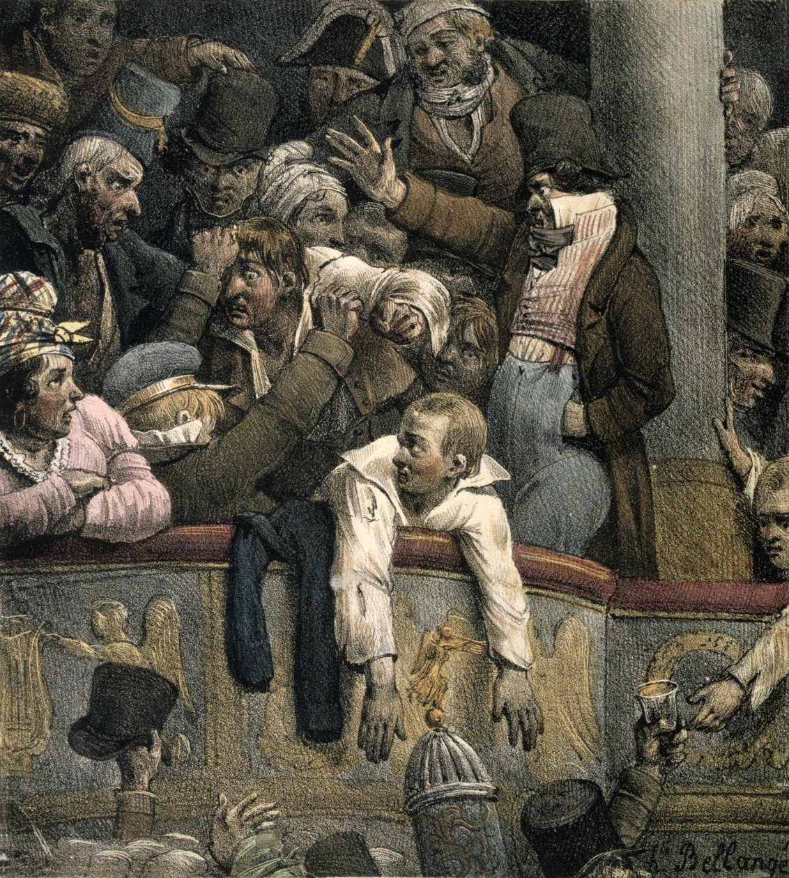 Teatro, fine XVI-inizio XVII secolo da Jacques Bellange