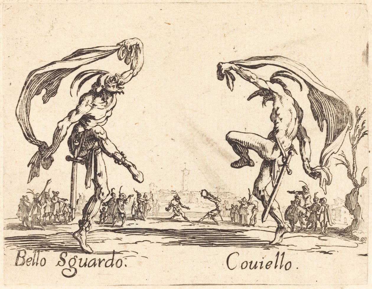 Bello Sguardo e Coviello da Jacques Callot