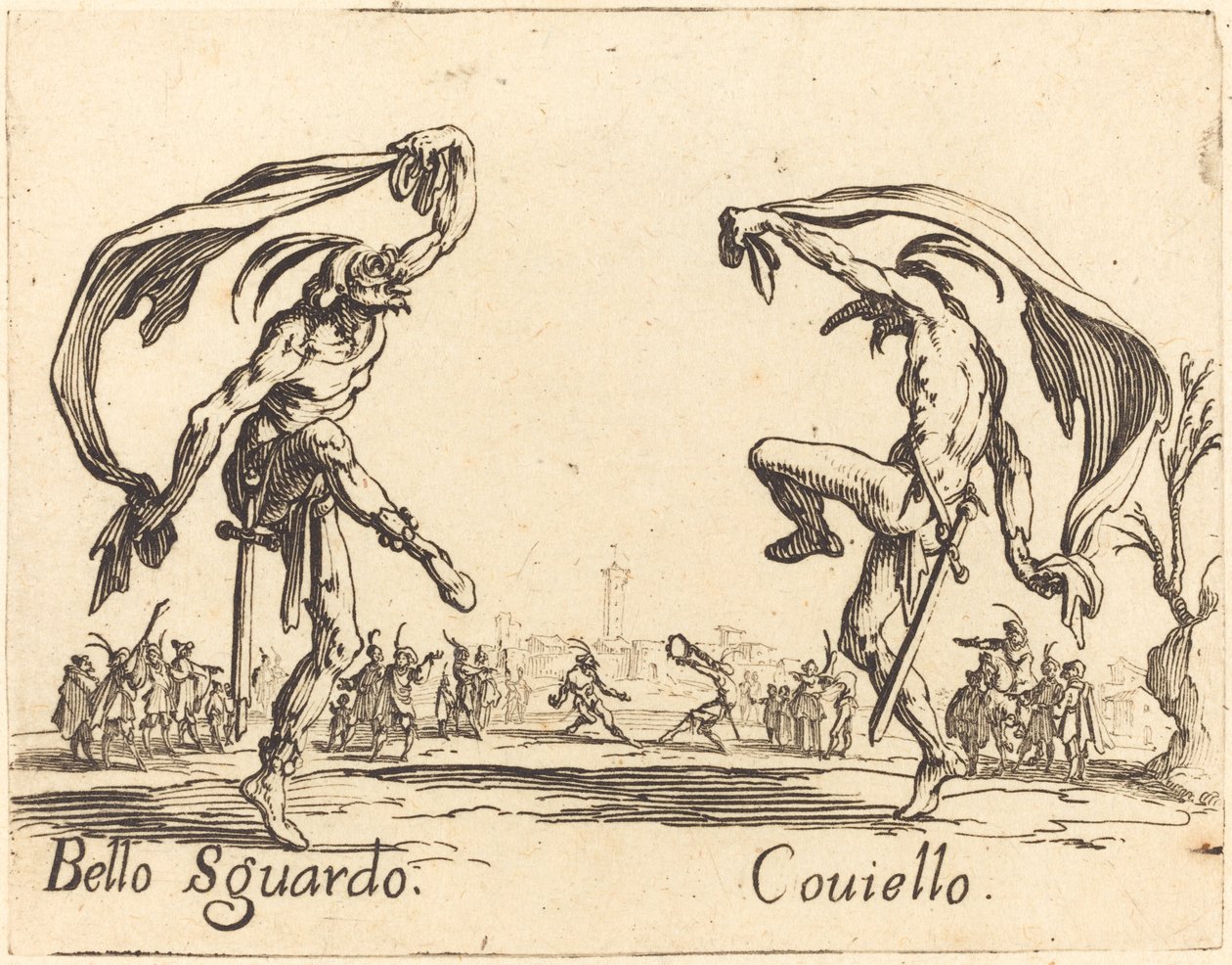 Bello Sguardo e Coviello da Jacques Callot
