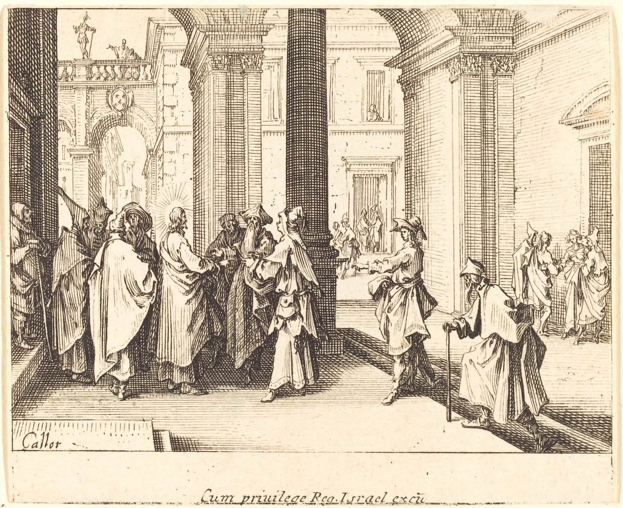 La moneta di Cesare da Jacques Callot