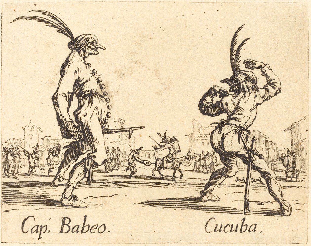 Cap. Babeo e Cucuba da Jacques Callot