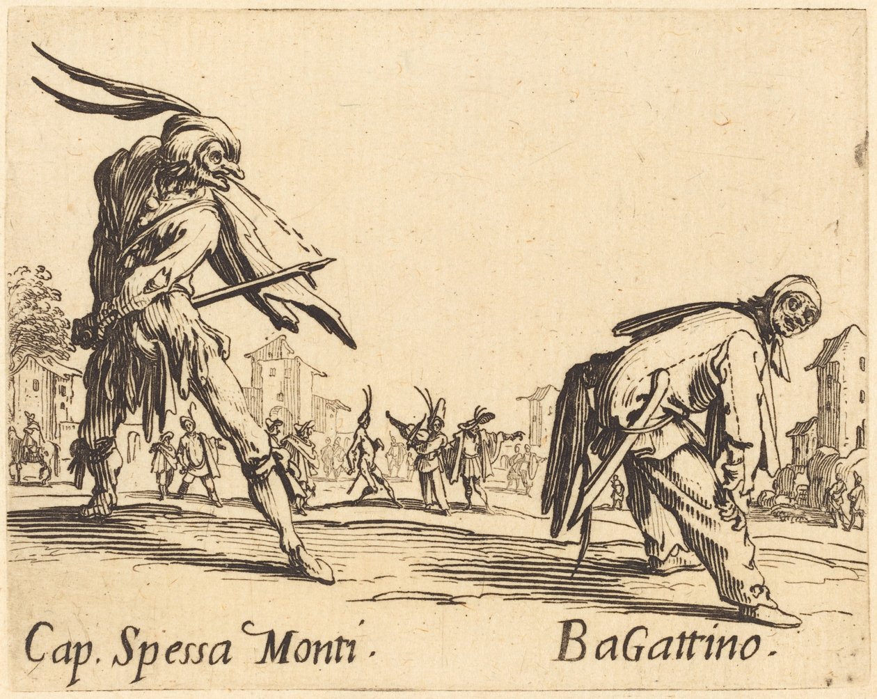 Cap. Spessa Monti e Bagattino da Jacques Callot