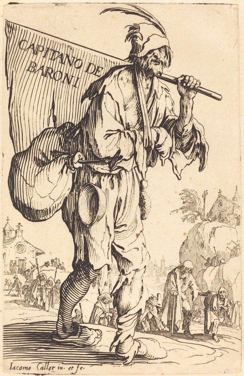 Capitano dei baroni da Jacques Callot