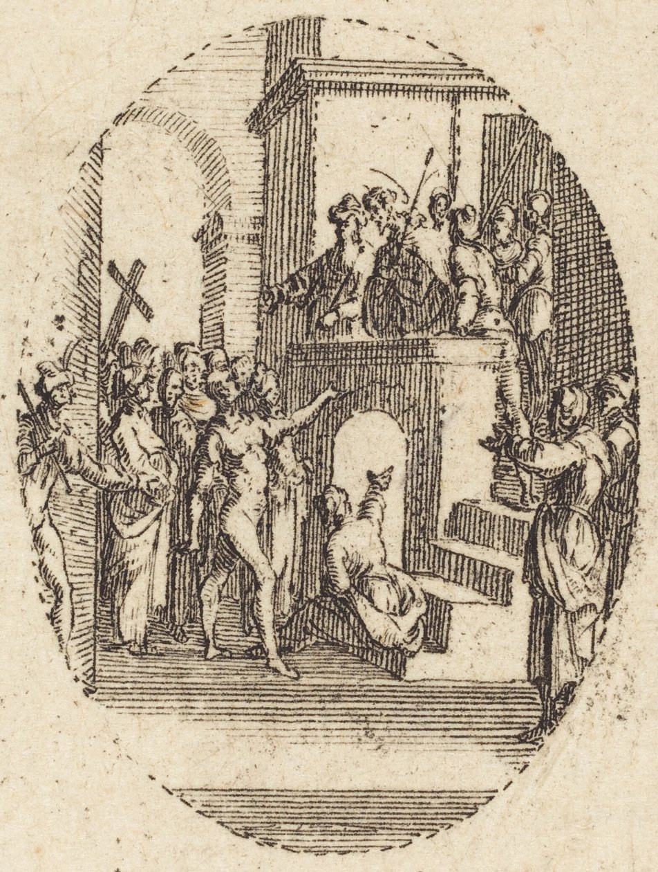 Cristo davanti a Pilato da Jacques Callot