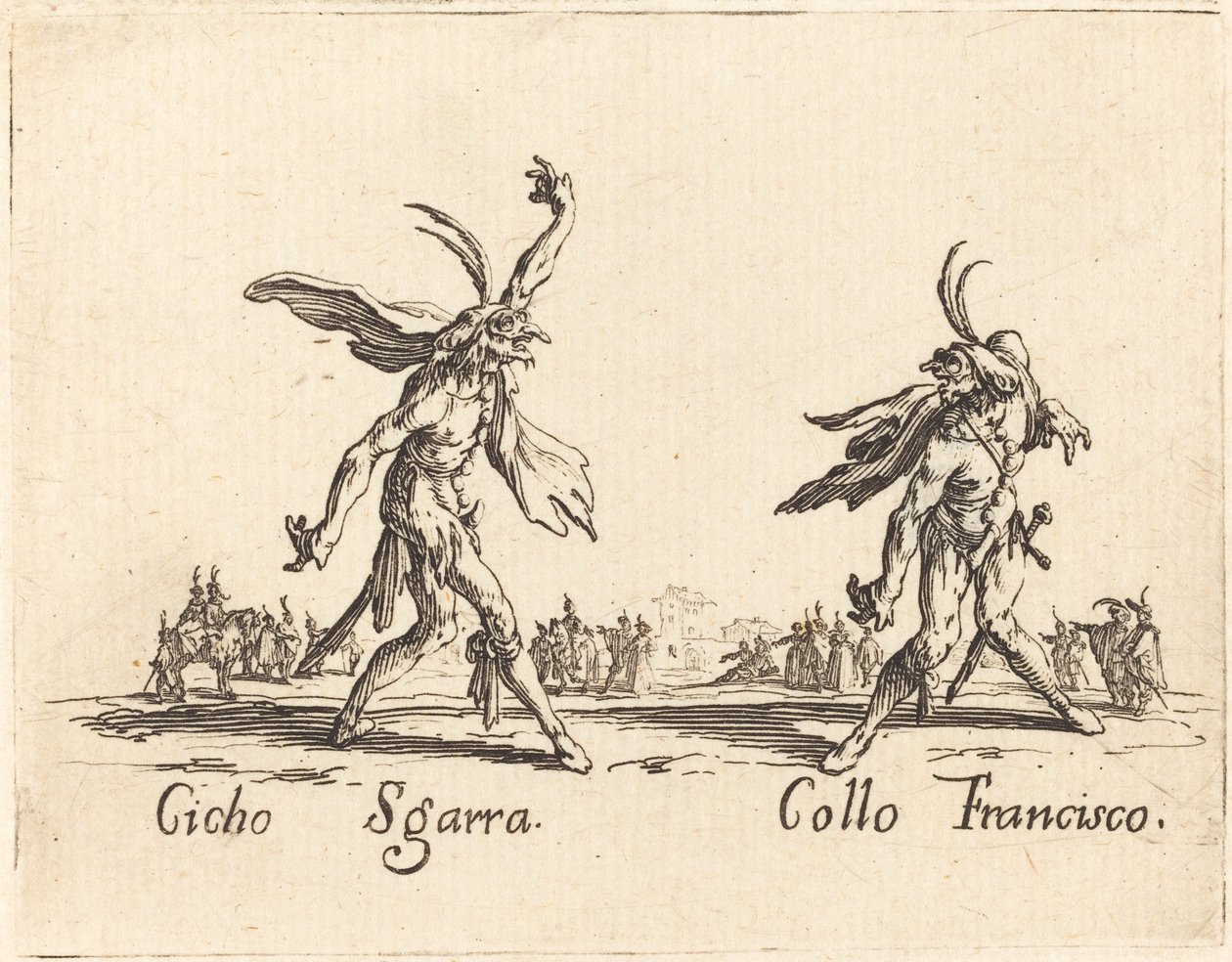 Cicho Sgarra e Collo Francisco da Jacques Callot