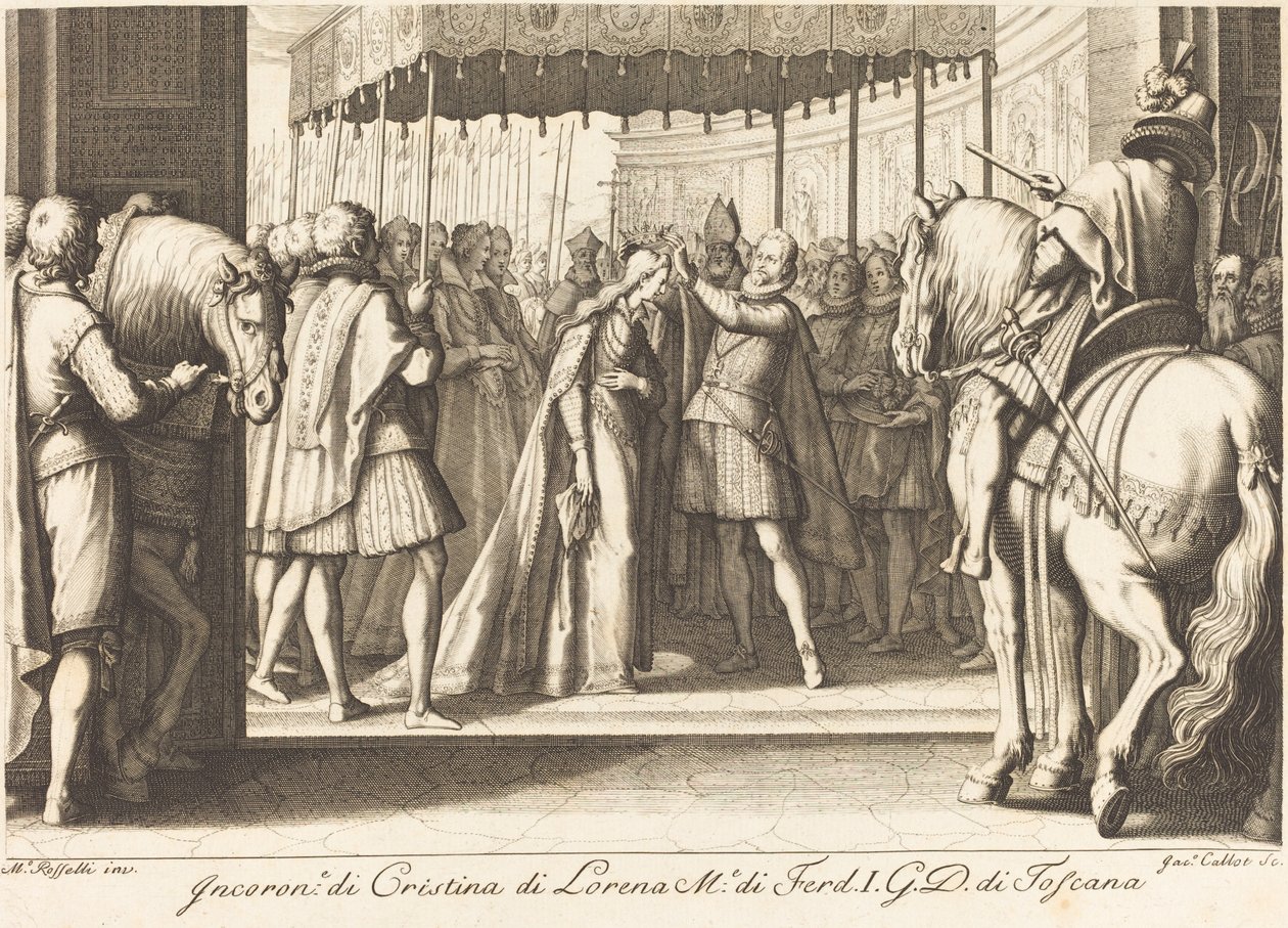 Incoronazione della Granduchessa da Jacques Callot