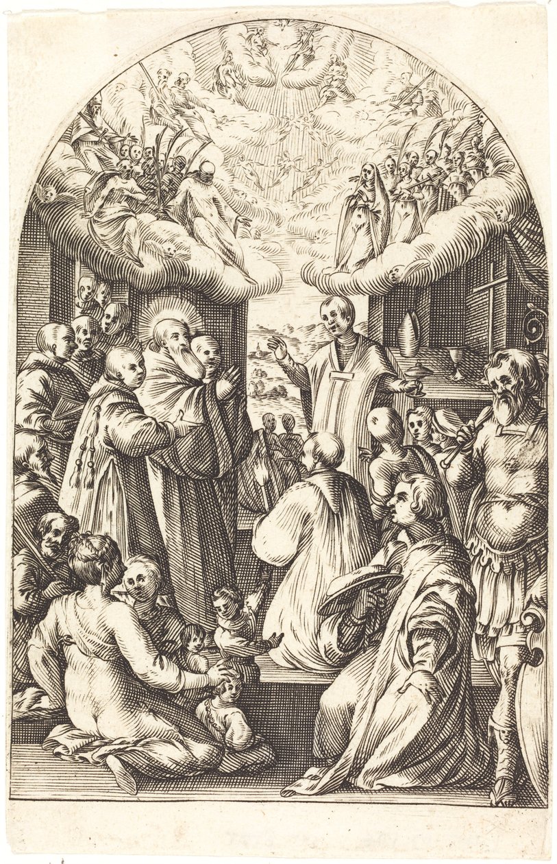 Morte di San Benedetto da Jacques Callot