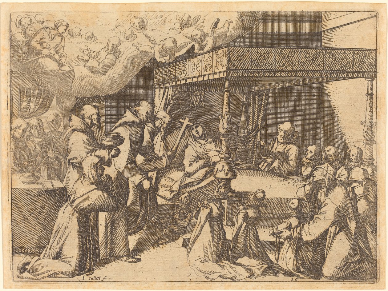 Morte della Regina da Jacques Callot