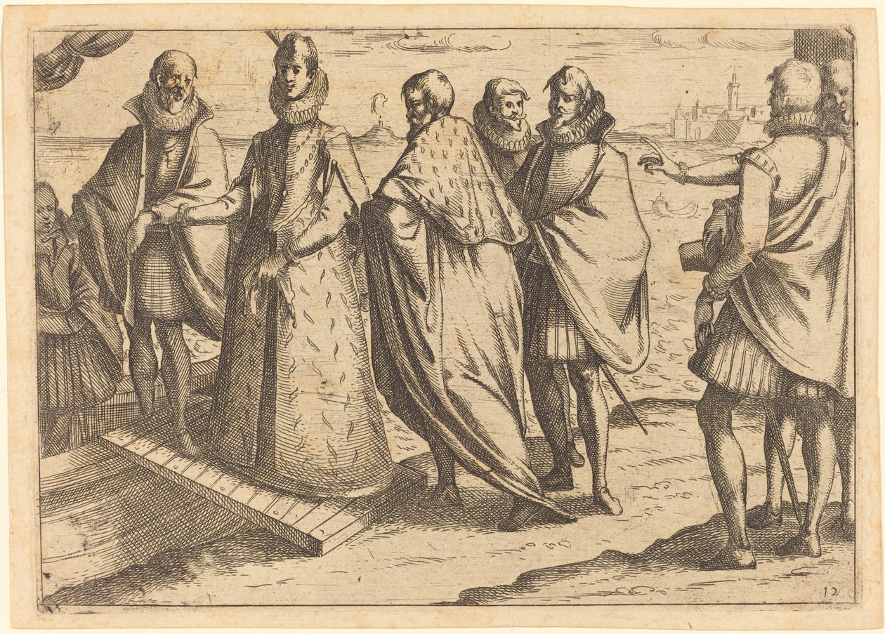 Imbarco a Genova da Jacques Callot