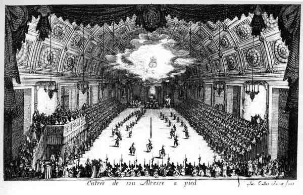 Ingresso di Sua Altezza a Piedi da Jacques Callot