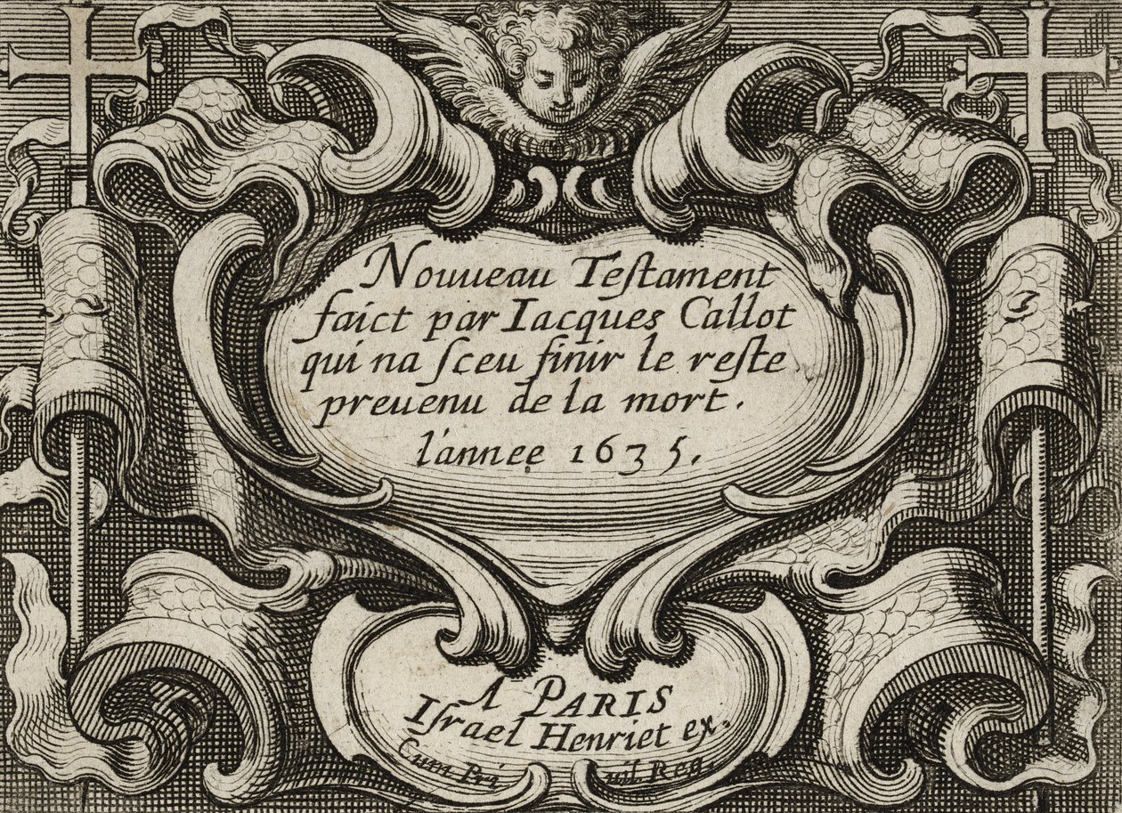Frontespizio, c.1635 da Jacques Callot