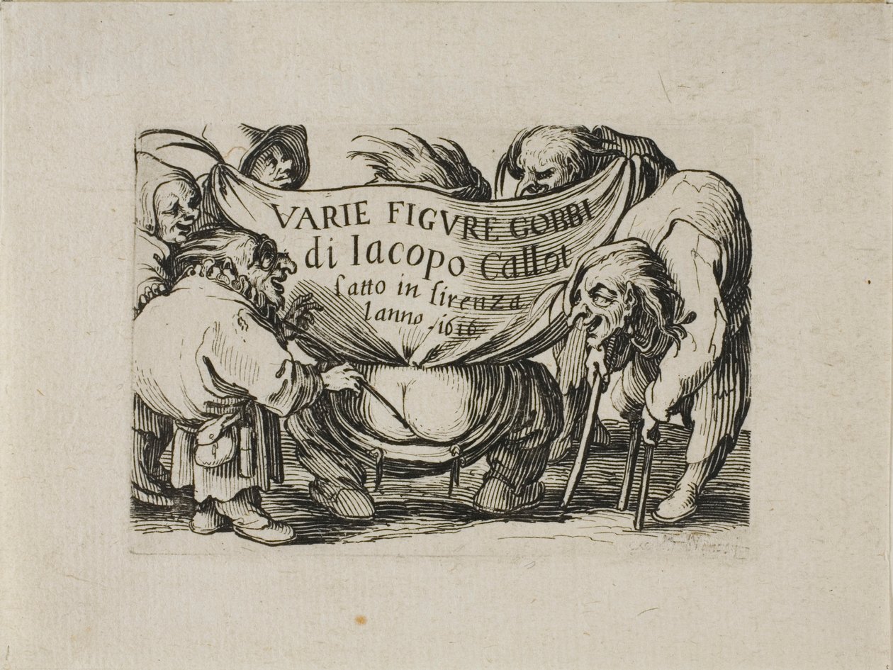 Frontespizio, da Varie Figure Gobbi da Jacques Callot