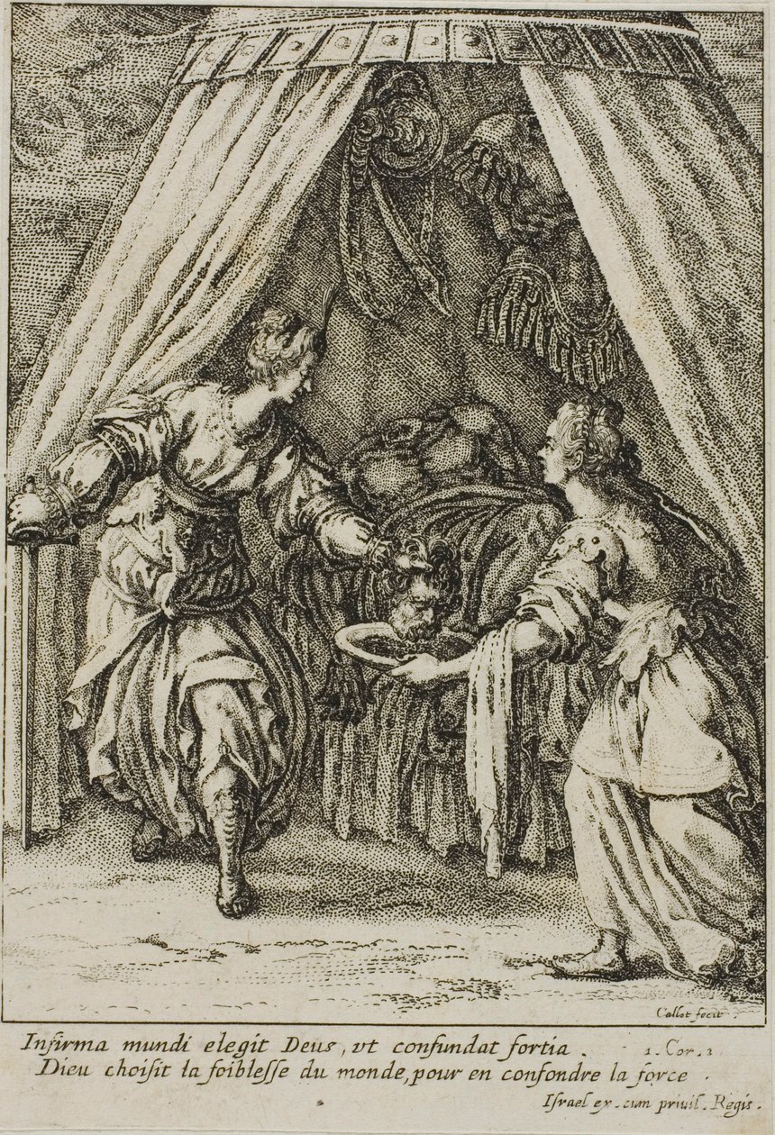 Giuditta con la testa di Oloferne da Jacques Callot