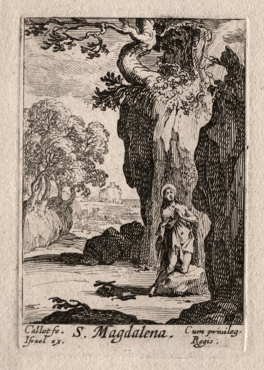 I Penitenti: Santa Maddalena penitente da Jacques Callot